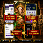 777in app login screen secure and fast access